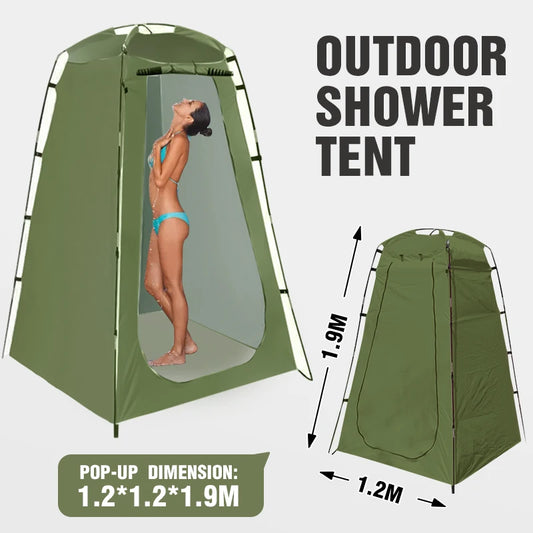 Westtune Portable Privacy Shower Tent Outdoor Waterproof Changing Room Shelter for Camping Hiking Beach Toilet Shower Bathroom