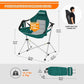 Kingcamp Hammock Camping Chair, Aluminum Alloy Adjustable Back Swinging Chair, Folding Rocking Chair With Pillow Cup Holder,