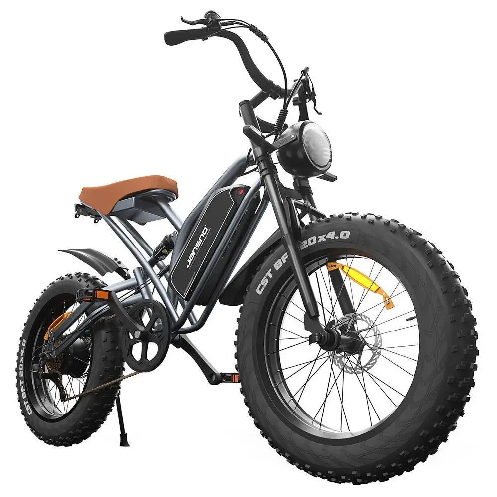 JANSNO X50 Electric Bike 20 inch Fat Tire Electric Bicycle 750W Power E-Bike 48V 14Ah Battery 50km Max Range 40km/h Max Speed