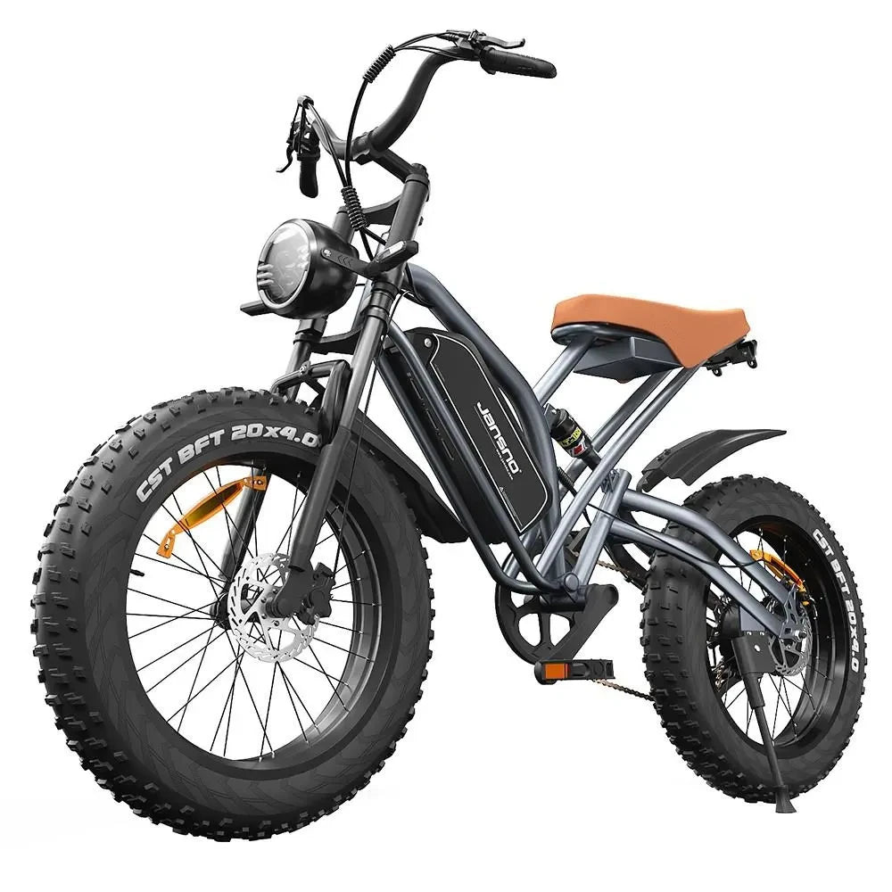 JANSNO X50 Electric Bike 20 inch Fat Tire Electric Bicycle 750W Power E-Bike 48V 14Ah Battery 50km Max Range 40km/h Max Speed