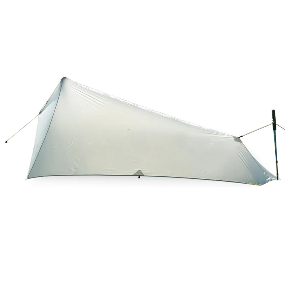 Ultra Light Rain Fly Tent Tarp, Waterproof 15d Silicone Coating Nylon Camping Shelter Canopy Rainfly, Lightweight tarp