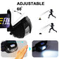 ZK20 LED Headlamp Mini USB Rechargeable Sensor Headlight Motorcycle Camping Light Portable Torch EDC