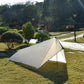 Ultra Light Rain Fly Tent Tarp, Waterproof 15d Silicone Coating Nylon Camping Shelter Canopy Rainfly, Lightweight tarp