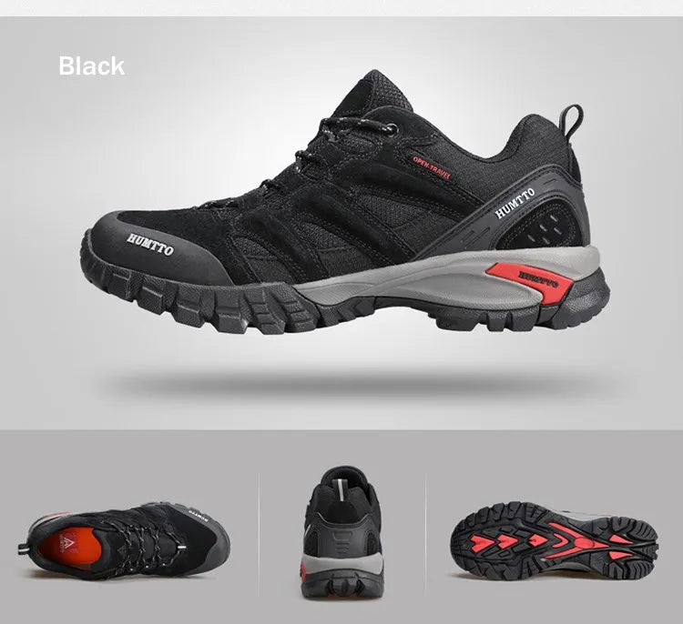 2019 New Breathable Hiking Shoes Soft Non-slip Cushioning Trekking Shoes High Quality Genuine Leather Sport Outdoor Shoes