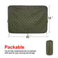 Tactical Army Poncho Liner Camouflage Water Repellent Woobie Quilted Blanket Suitable for Camping, Shooting, Hunting