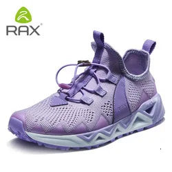 RAX Women's Waterproof Hiking Shoes for Winter Breathable and Anti-slip Mountaining Trekking OutdoorShoes for Professional Women