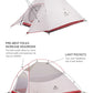 Naturehike Cloud Up 2 Tent Ultralight 20D 210T Outdoor Camping Hiking Cycling Travel Tents With Footprint