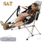 KingCamp Camping Chair, Hammock Chair, Folding Rocking Chair, Aluminum Adjustable Back Swing , Chair with Removable Footrest