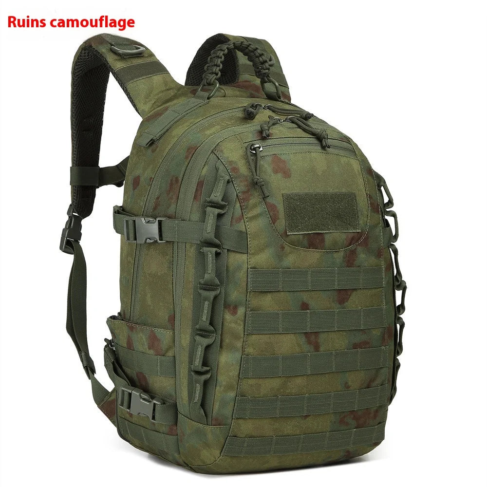 Man Strategic Tactical Backpack Outdoor Waterproof Camping Hunting Trekking Sport Bag Softback Large Capacity Molle 3D Rucksack