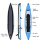 Inflatable Rafting Canoe with Air Deck Floor Set 1~2 Persons Inflatable Rafting Kayak with V-shaped Keel Fishing Water Sports