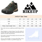 HIKEUP Breathable Cushioning Nonslip Sneakers Men's Hiking Shoes Running Trekking Sneakers Outdoor Mountain Sports Shoes for Men