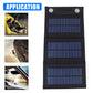 Outdoor Hiking Waterproof Foldable Solar panel For Phone power bank Solar USB Portable Solar Cells Charger camping Accessories