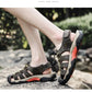 Summer Pu Leather Sandals For Men Rubber Outdoor Men Beach Shoes Anti-Slip Trekking Sandals Weight Light Male Hiking Sandals