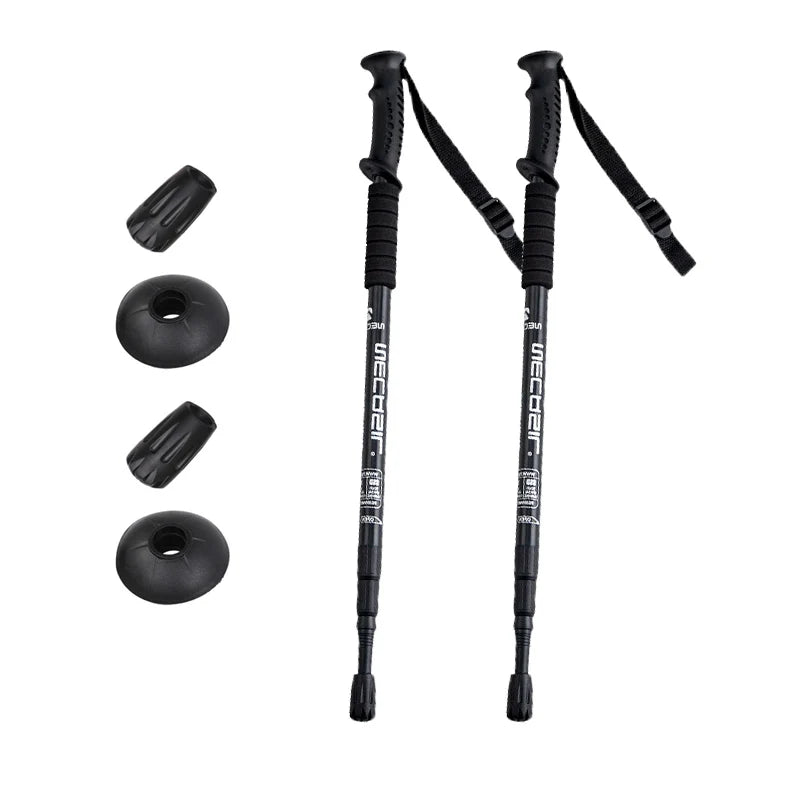 NCS-10 Trekking Poles Ultralight Adjustable Non-slip Nordic Walking Sticks Adult Hiking Canes Telescopic Alpenstocks