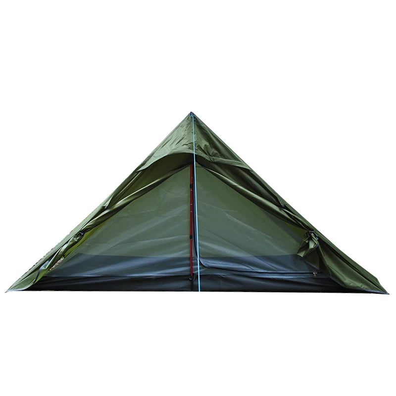 Ultralight Trekking Tent for 2 Person, Outdoor Backpacking Camping, Lightweight, Poleless Tent, Waterproof, 1-2 Person