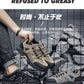 Men's Outdoor Hiking Shoes, Hiking Boots, Suede Leather Outdoor Shoes, Wear-resistant Men's Walking and Hunting Sports Shoes