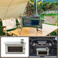 Hot Tent Stove Portable Outdoor Wood Burning Stove with Chimney Pipe for Winter Camping Hunting Hiking Fishing And