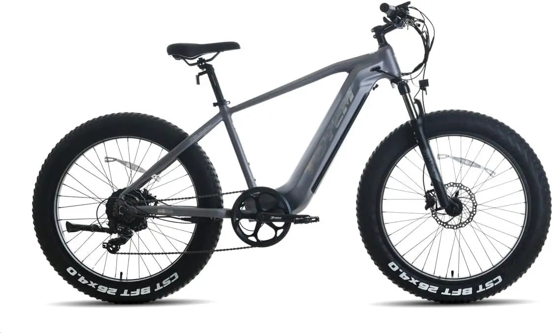 Totem Bulldog 750W Adults Electric Bike 48V 14.5Ah Removable Battery 7-SPEED Electric Mountain Bike 26" x 4.0" Fat Tire Ebike