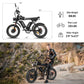 Ridstar Q20 Discount Electric Bike 2000W 52V 40AH Waterproof Powerful Dual Motors 20*4.0 Fat Tires for Mountain Ebike Adults