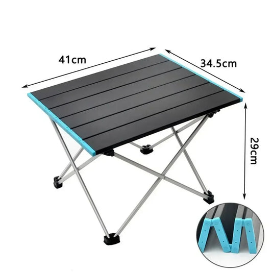 Ultralight Portable Folding Camping Table Aluminum Alloy for Garden Party Picnic BBQ Tourist Portable Storage Egg Roll Table
