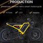 AKEZ-Electric Bike with Hydraulic Brake Ebike 20*4.0 Off-Road Fat Tire 45km h 7 Speed 1500W 48V 18Ah Removable Lithium battery