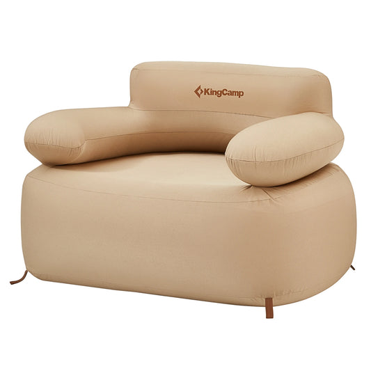 KingCamp Single Inflatable Chair Sofa, Camping Lounger for Rest, Camping Picnic, Beach, Travel