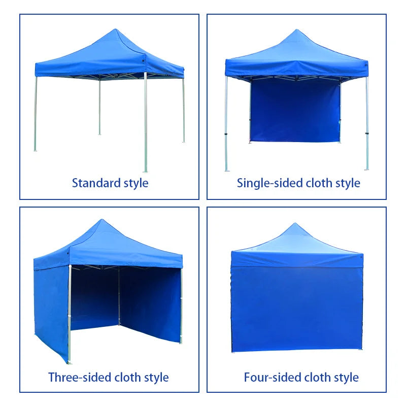 DD High Quality 3x3 Tent Pure Colour Ez Up Canopy Outdoor Folding Camp Awning Marked Steel Frame Pop Beach Tents