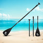 3-Piece Kayak Boat Paddle Adjustable Length Stand Up Paddleboard Paddles Aluminum Alloy One Way Paddle for Canoe Kayaking