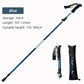 5 Section Outdoor Fold Trekking Pole Camping Portable Walking Hiking Stick For Nordic Elderly Telescopic Easy Put Into Bag 1 PCS