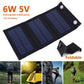 Outdoor Hiking Waterproof Foldable Solar panel For Phone power bank Solar USB Portable Solar Cells Charger camping Accessories