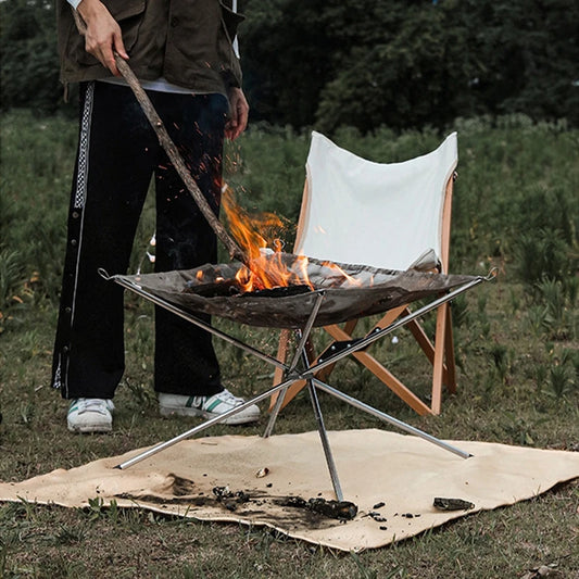 Outdoor Camping Flame Retardant Mat Anti Flame Pad Picnic Camping Mat Fireproof Cloth Fiberglass Pad Insulation Fire Mat 방염매트