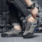 Men's Outdoor Hiking Shoes, Hiking Boots, Suede Leather Outdoor Shoes, Wear-resistant Men's Walking and Hunting Sports Shoes