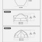 Fully automatic mushroom tent Outdoor camping field camping folding portable quick opening thickened rain proof   tent