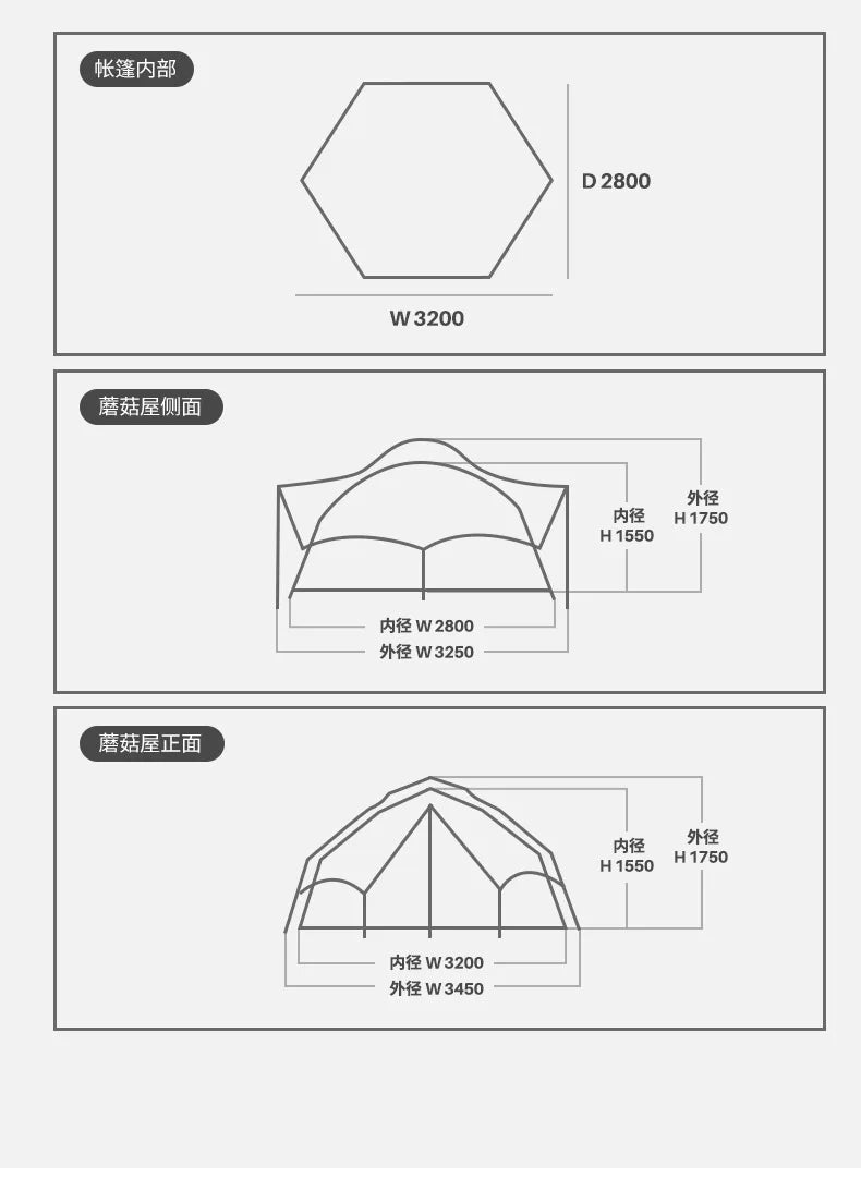 Fully automatic mushroom tent Outdoor camping field camping folding portable quick opening thickened rain proof   tent