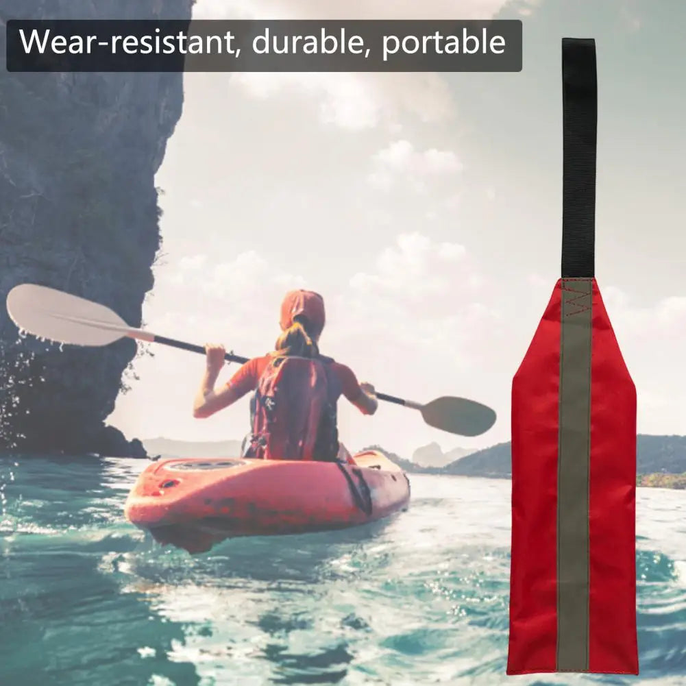 Kayak Safety Flag Canoe Reflective Waterproof Oxford Fabric Durable Red Safety Flags Kayak Accessories Safety Equipment