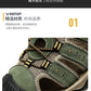 Summer Pu Leather Sandals For Men Rubber Outdoor Men Beach Shoes Anti-Slip Trekking Sandals Weight Light Male Hiking Sandals