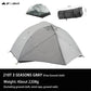 3F UL Gear Qinkong 3P 3-Person 4-Season Camping Tent 15D Silnylon Coating with Matching Ground Sheet Ultralight Outdoor