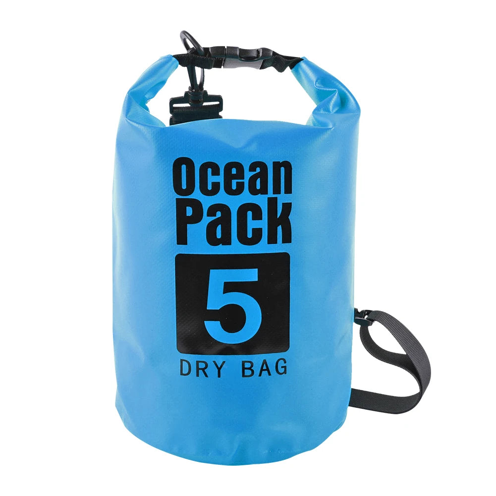 2L/3L/5L/10L Waterproof Dry Bag Pack Sack Swimming Rafting Kayaking River Trekking Floating Sailing Canoing Boating Water Bag