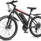 Electric Bike for Adults, 26'' 750W Peak Ebike, Up to 50 Miles 21.7MPH Electric Mountain Bike with 48V 374.4WH Removable Battery