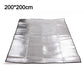 Thermal Camping Mat New Ultralight Tent Footprint Reflecting Heat Picnic Beach Pad Waterproof Insulation Foam Foil Mat Outdoor