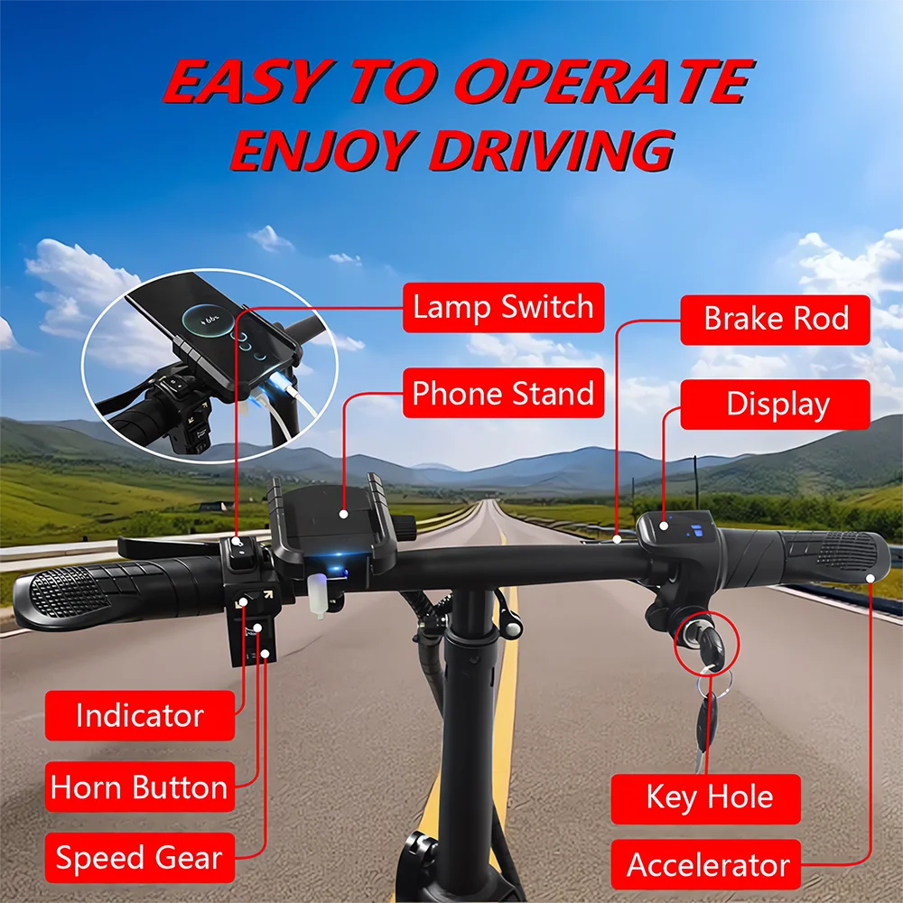 3 Speed Folding Ebike Electric Bike For Adults 48V 15AH 400W 32KM/H 14 inch Tire Electric Bicycle City USB Charging Port