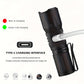 Usb Rechargeable Long Distance Lighting Mini Flashlight Zoomable Long Distance Lighting Portable Pocket Torch For Home Outdoor