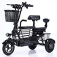 3-wheel aldult electric tricycle 400W 48V 20AH Lithium Battery With Pet Basket Electric Bicycle Multifunctional electric vehicle