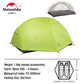 Naturehike Mongar 2 Tent 2 Person Backpacking Tent 20D Ultralight Travel Tent Waterproof Hiking Survival Outdoor Camping Tent