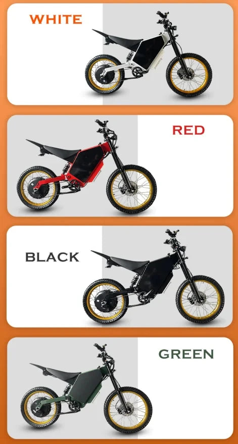 SS30 New Arrivals stealth bomber ebike 15000w 200A Controller Max Speed 120KM/H electric bike