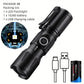 Usb Rechargeable Long Distance Lighting Mini Flashlight Zoomable Long Distance Lighting Portable Pocket Torch For Home Outdoor