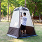 Portable Outdoor Privacy Shower Tent Double-Layer Sun Shelter for Camping Dressing Changing Room Toilet Hiking Fishing Picnic