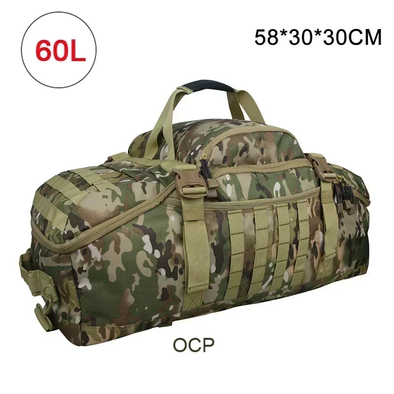 35L 50L 80L Outdoor Mountaineering Bag Molle Tactical Backpack Large Duffel Bag Hiking Camping Travel Bags