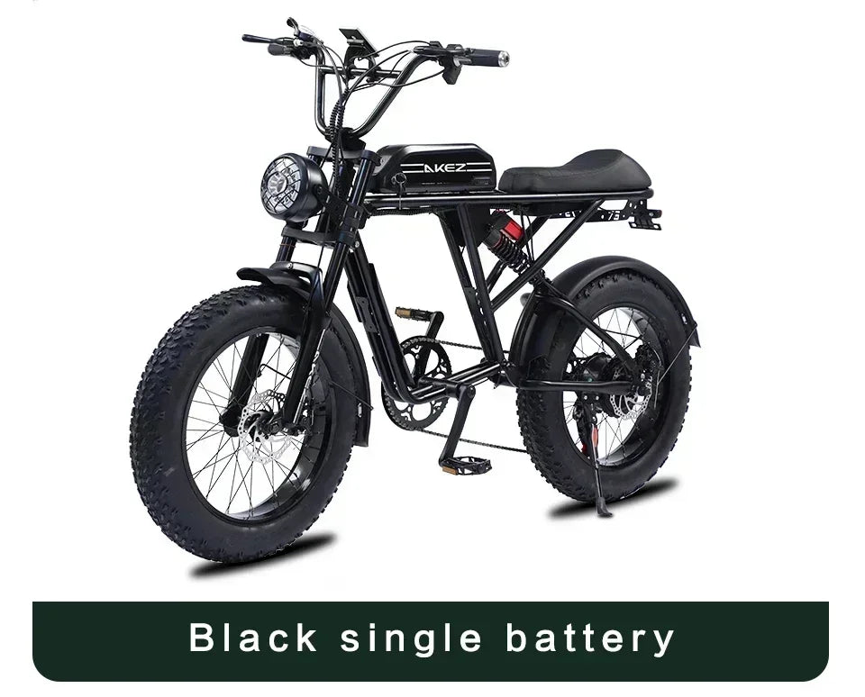 AKEZ super73 s2 All-terrain Electric bike 1500W Powerful Motor 48V 36AH Electric Bicycle 20-inch Fat Tire Urban Off-road e-bike