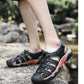 Summer Pu Leather Sandals For Men Rubber Outdoor Men Beach Shoes Anti-Slip Trekking Sandals Weight Light Male Hiking Sandals